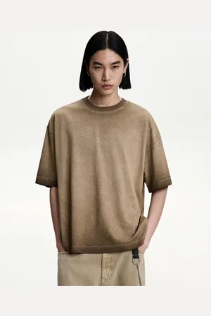Bershka Camiseta Manga Larga Boxy Hombre Xl