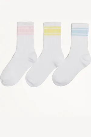 Bershka Pack 3 Calcetines Sport Mujer