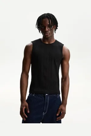 Bershka Camiseta Tirantes Canalé Hombre S