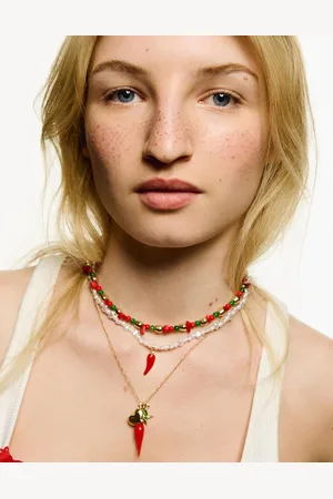 Bershka Pack 3 Collares Colgantes Mujer