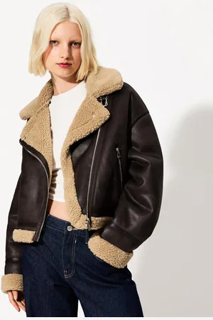 Bershka Cazadora Biker Doble Faz Mujer S