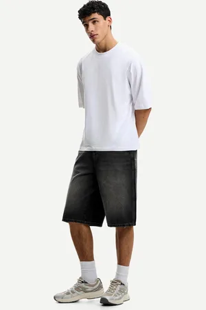 Bershka Bermuda Denim Skater Hombre 36