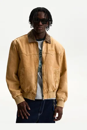 Bershka Cazadora Cuello Contraste Hombre S