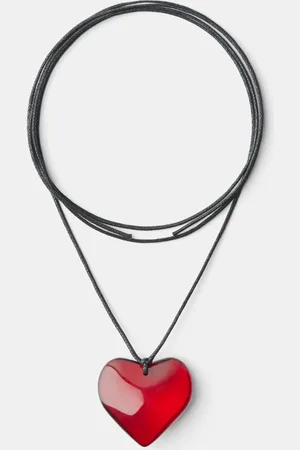 Bershka Collar Corazón Mujer