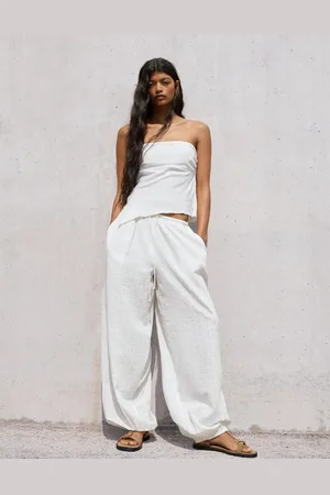 Bershka Pantalón Bombacho Mujer M