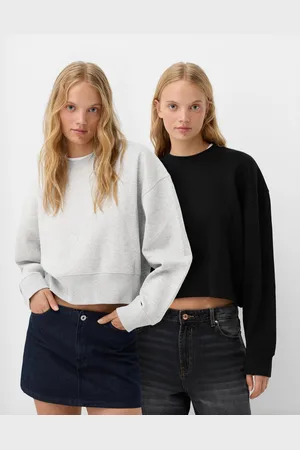 Bershka Pack 2 Sudaderas Regular Mujer Xs