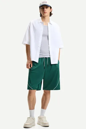 Bershka Bermuda Mesh Hombre S