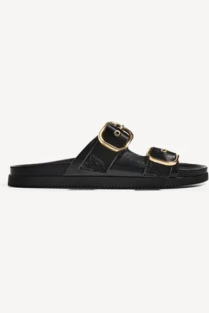Bershka Sandalia Plana Hebillas Mujer 38