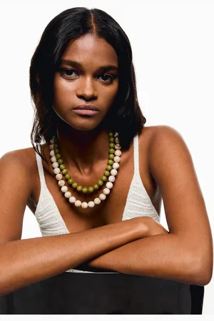 Bershka Pack 2 Collares Bolas Mujer