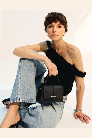 Bershka Bolso Bandolera Safiano Mujer