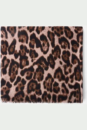 Bershka Bufanda Animal Print Mujer