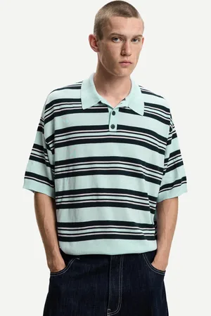 Bershka Polo Rayas Hombre M