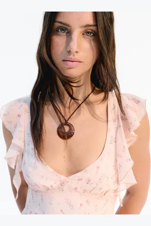Bershka Collar Colgante Mujer