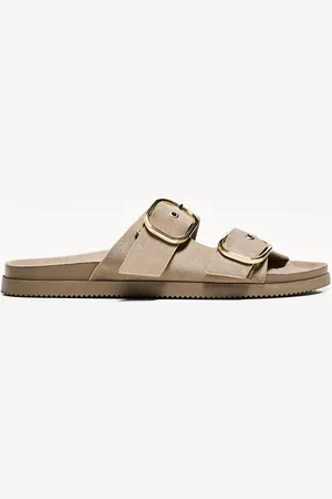 Bershka Sandalia Plana Hebillas Mujer 37