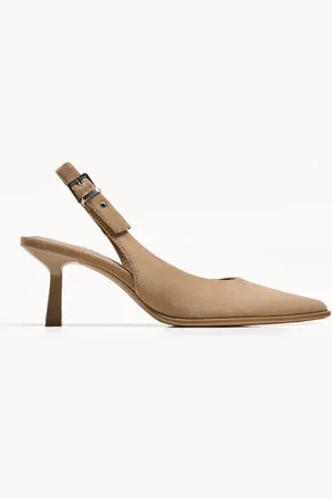 Bershka Zapato Tacón Kitten Destalonado Mujer 35