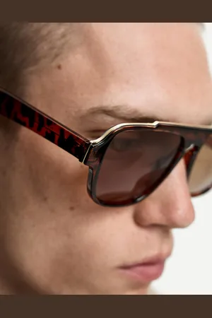 Bershka Gafas Sol Pasta Hombre