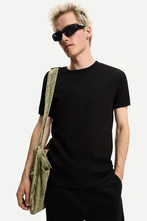 Bershka Bolso Denim Efecto Lavado Hombre