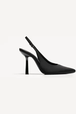 Bershka Zapato Tacón Destalonado Mujer 36