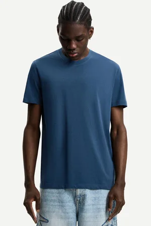 Bershka Camiseta Manga Corta Básica Hombre S