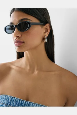 Bershka Gafas Sol Ovaladas Pasta Mujer