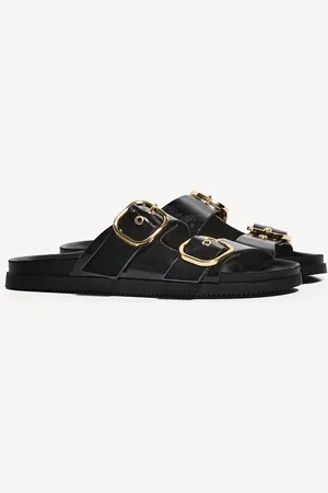 Bershka Sandalia Plana Hebillas Mujer 41