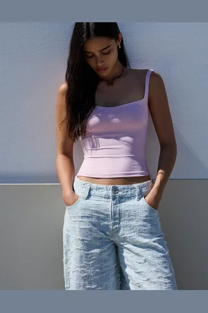 Bershka Top Tirantes Mujer Xs