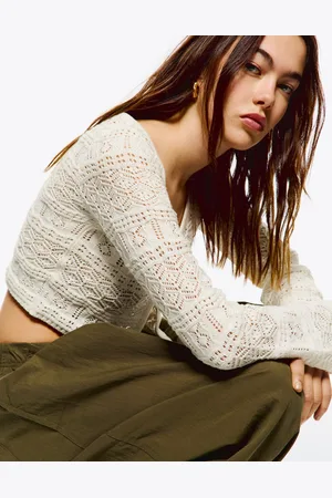 Bershka Chaqueta Botones Rústica Mujer Xxs