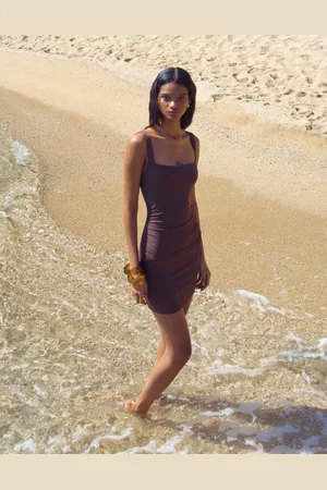 Bershka Vestido Mini Tirantes Mujer Xs