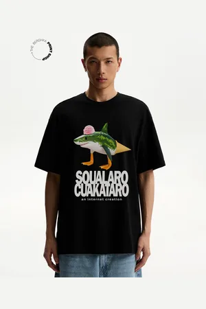 Bershka Camiseta Manga Corta Print Hombre Xxs