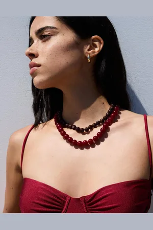 Bershka Pack 2 Collares Bolas Mujer