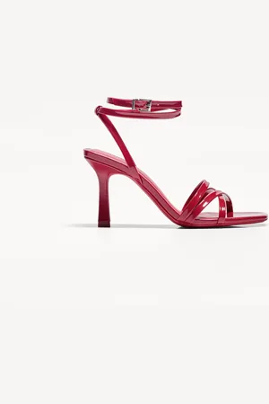Bershka Sandalia Tacón Tiras Mujer 36