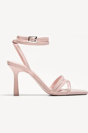 Bershka Sandalia Tacón Tiras Mujer 36
