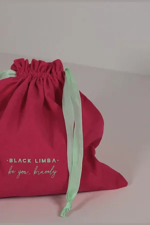 Black Limba Bolsa de regalo pequeña Limbag - Fucsia - 22x22
