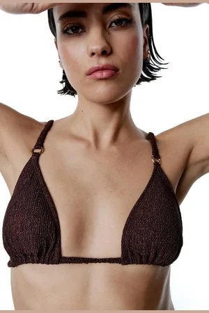 Black Limba Top bikini triangular Radiance - Cacao - XS