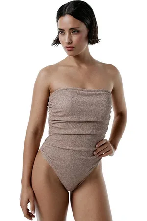 Black Limba Bañador bandeau Illume - Champagne - XS