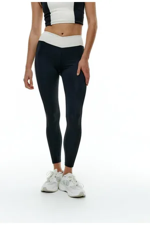 Black Limba Legging deportivo bicolor Shadow Line - Black & Cream - XS