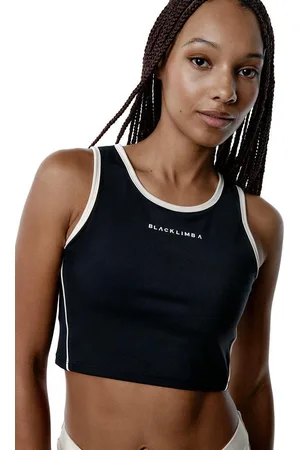 Black Limba Top deportivo sujeción alta Streamline - Black & Cream - XS