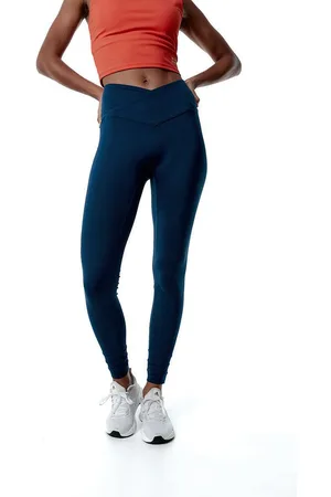 Black Limba Legging deportivo compresivo Ica - Ocean blue - XS