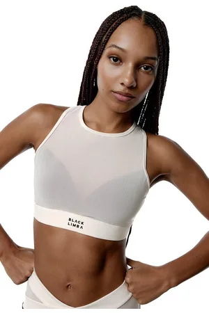 Black Limba Top deportivo sujeción alta Evolve - Black & Cream - XS