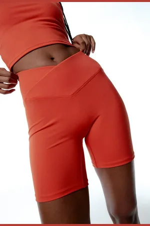 Black Limba Short deportivo biker Ica - Coral - XS