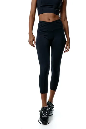 Black Limba Legging deportivo Capri Rocket - Black - XS