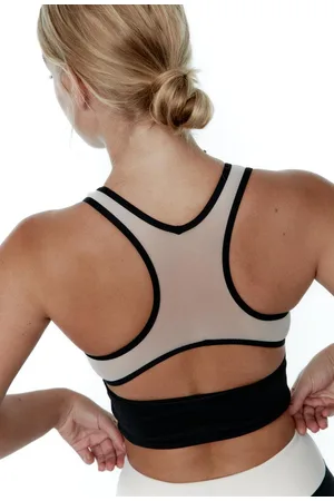 Black Limba Top deportivo sujeción alta Shadow Line - Black & Cream - XS