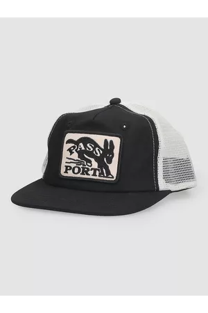 Pass-Port Mule 5 Panel Trucker Cap negro