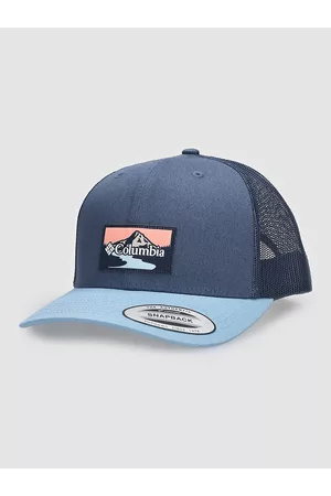 Columbia Con Rejilla - Mesh Snap Back High Cap azul