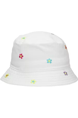A.Lab Sombreros y Gorros - Flower Embroidered Bucket Hat estampado