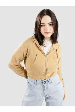 Zine Kya Solid Shopping Bag Sudadera con Cremallera amarillo