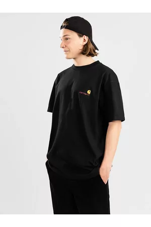 Carhartt American Script Camiseta negro