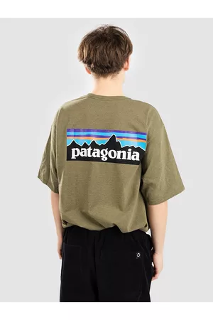 Patagonia P-6 Logo Responsibili Camiseta verde