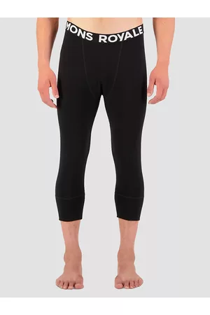 MONS ROYALE Merino Cascade Flex 3/4 Legging Pantalones Técnicos negro