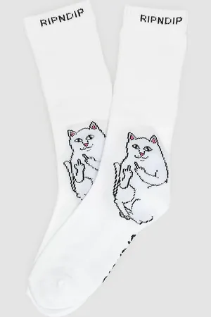Rip N Dip Lord Nermal Socks Socks blanco